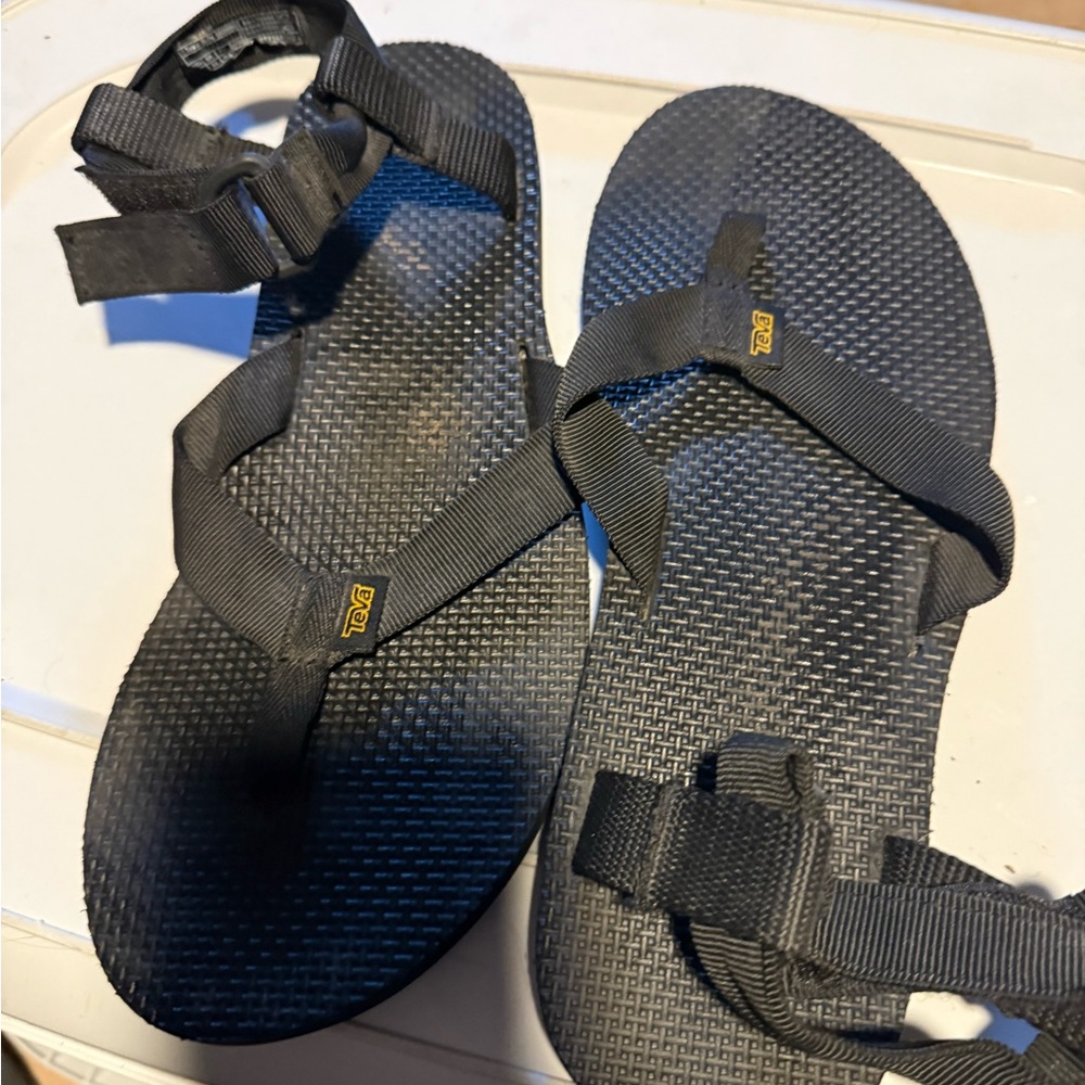 TEVA Black Sandals with Adjustable Straps